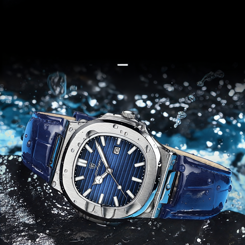 The new precious ultra-thin men's watch, which is waterroof.