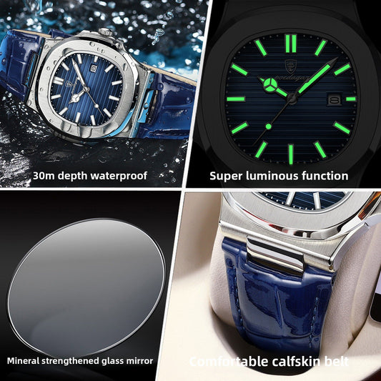 The new precious ultra-thin men's watch, which is waterroof.